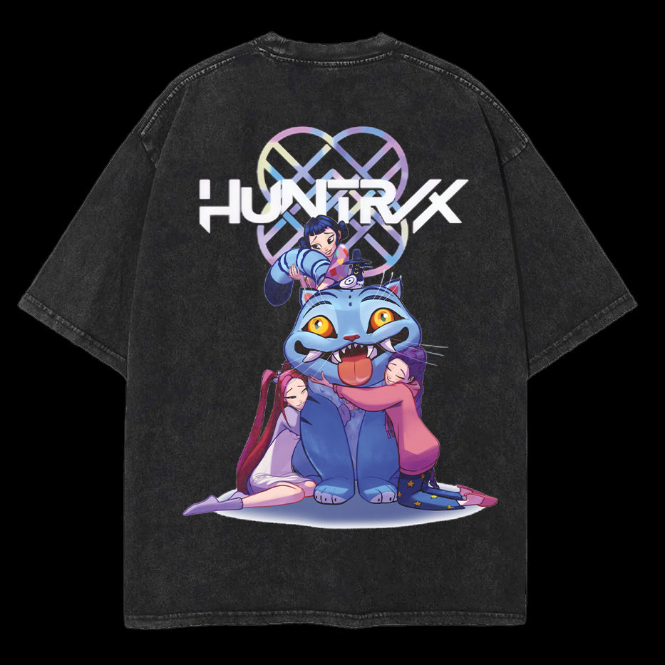 "Blue Tiger Huntrix" KPop Demon Hunter Tee [MMU] - Image 2